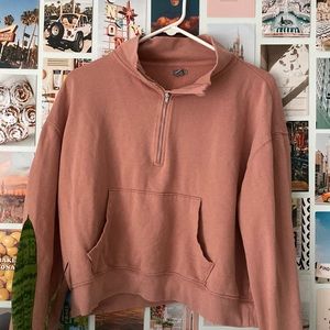 cute aerie zip up - in good condition - large - over size